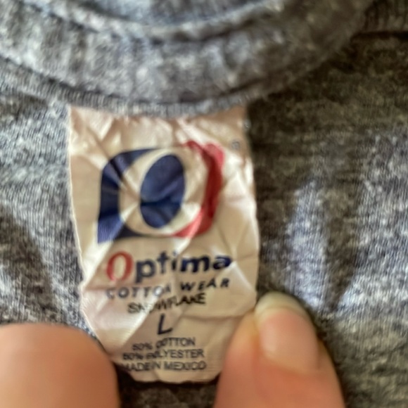 Large gray graphic tee shirt unisex, size large. Preowned. - Picture 2 of 5